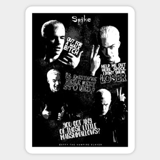 Buffy the Vampire Slayer Spike poster Sticker